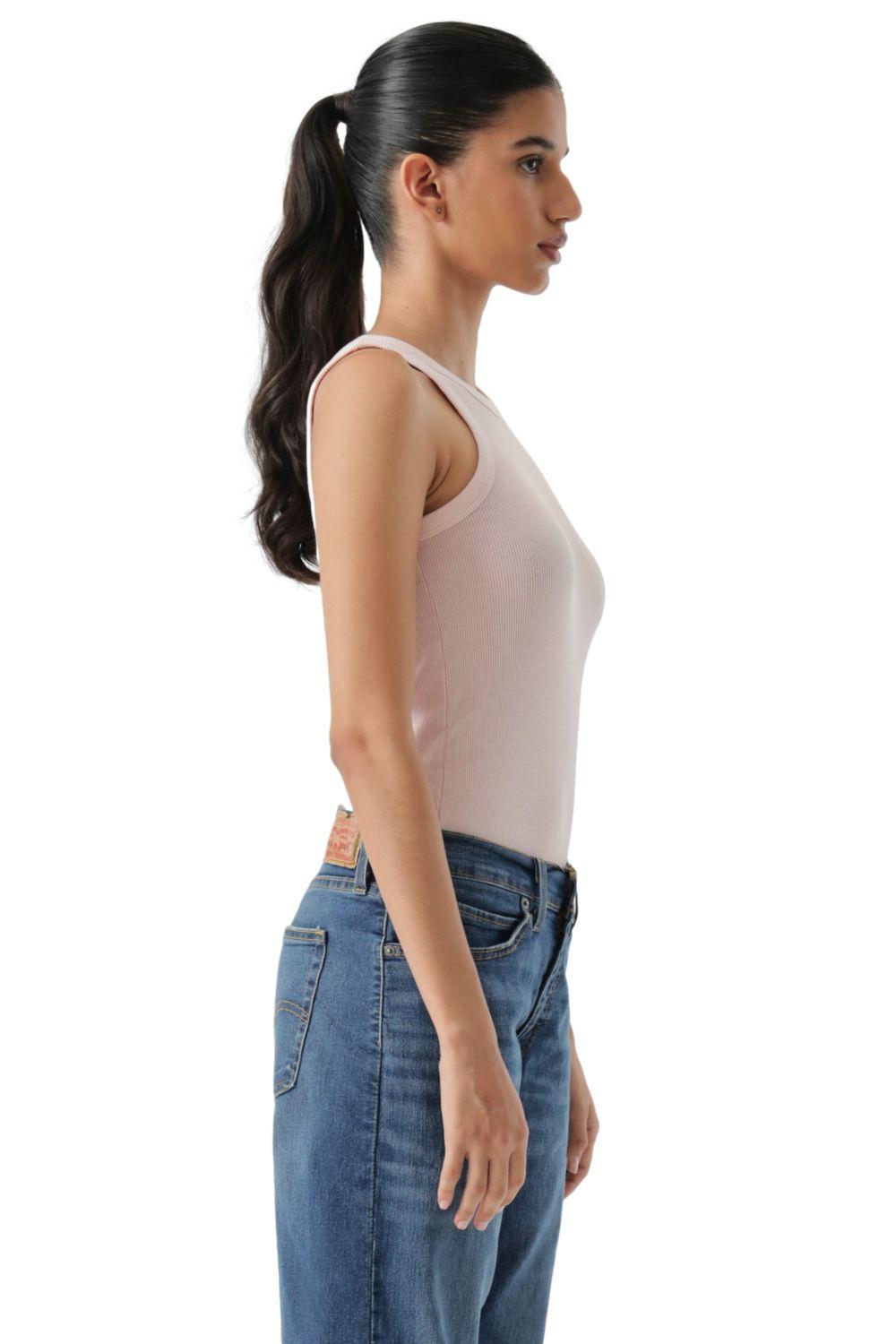 Polera Mujer Essential Racer Tank Rosado Levis A3381-0026-1