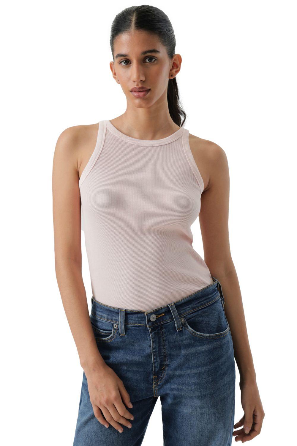 Polera Mujer Essential Racer Tank Rosado Levis A3381-0026-4