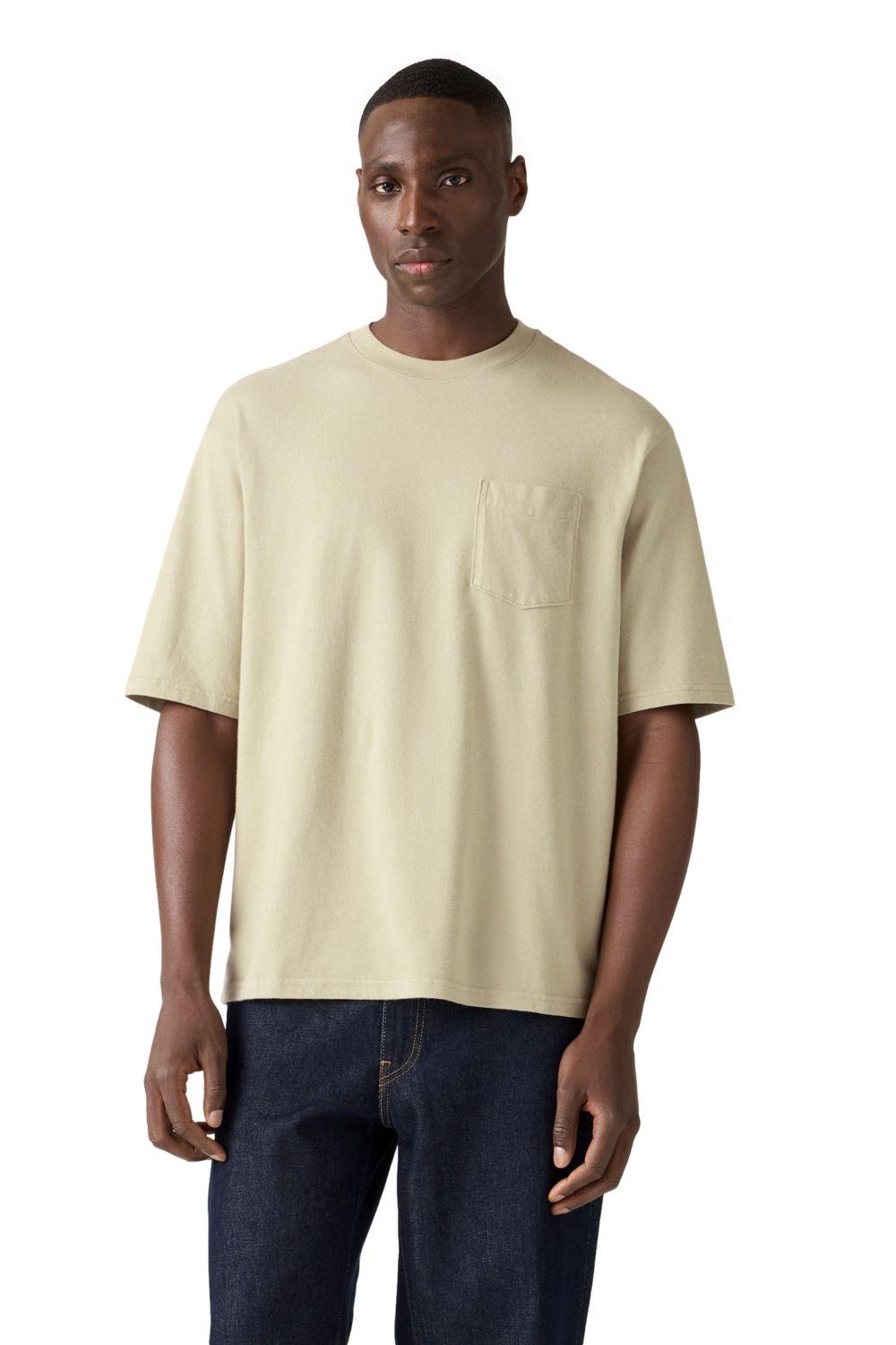 Polera Hombre Half Sleeve Pkt Tee Gris Levis A9252-0012-0