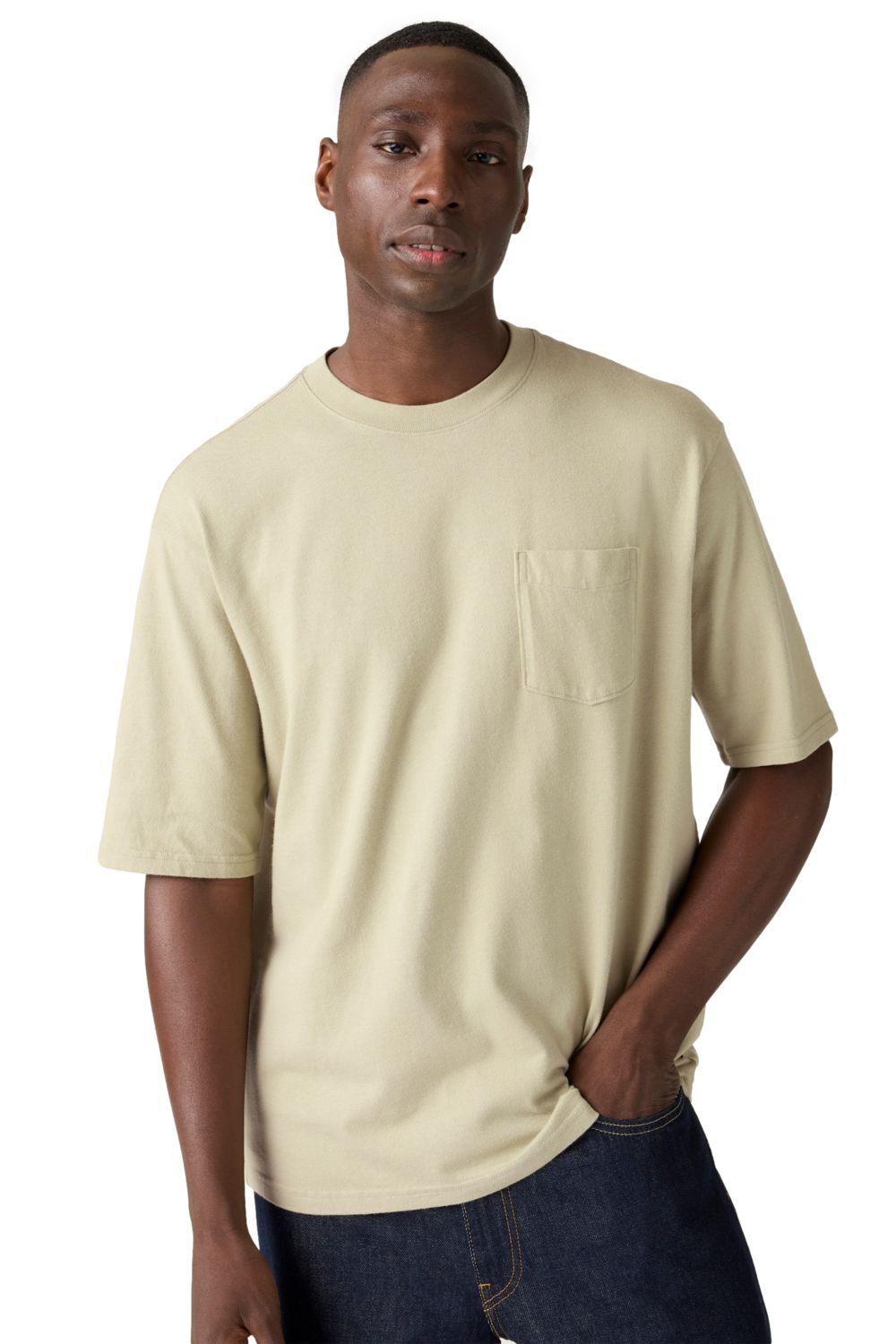 Polera Hombre Half Sleeve Pkt Tee Gris Levis A9252-0012-2