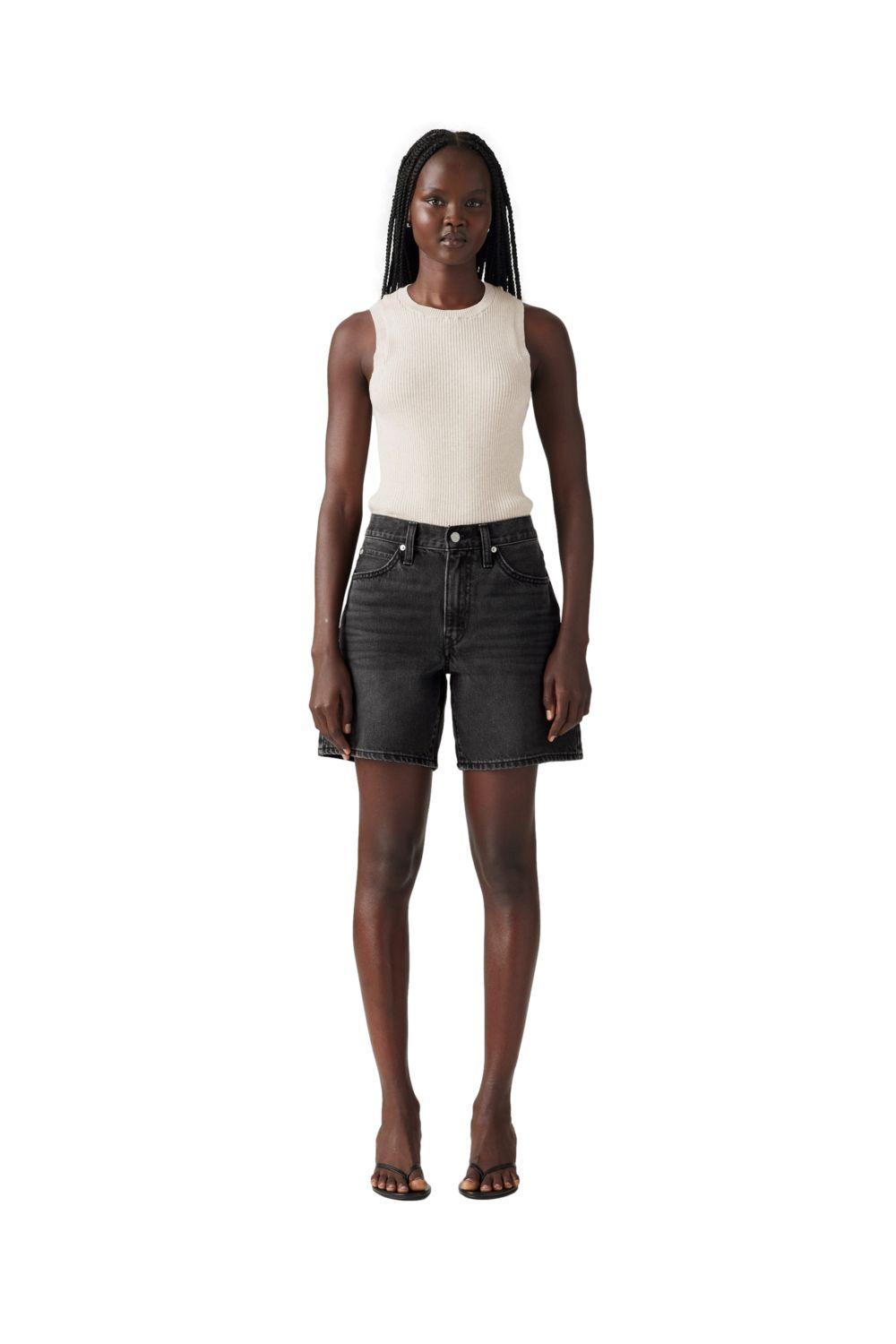 Shorts Mujer 94 Baggy Short Negro Levis 001JO-0005-3