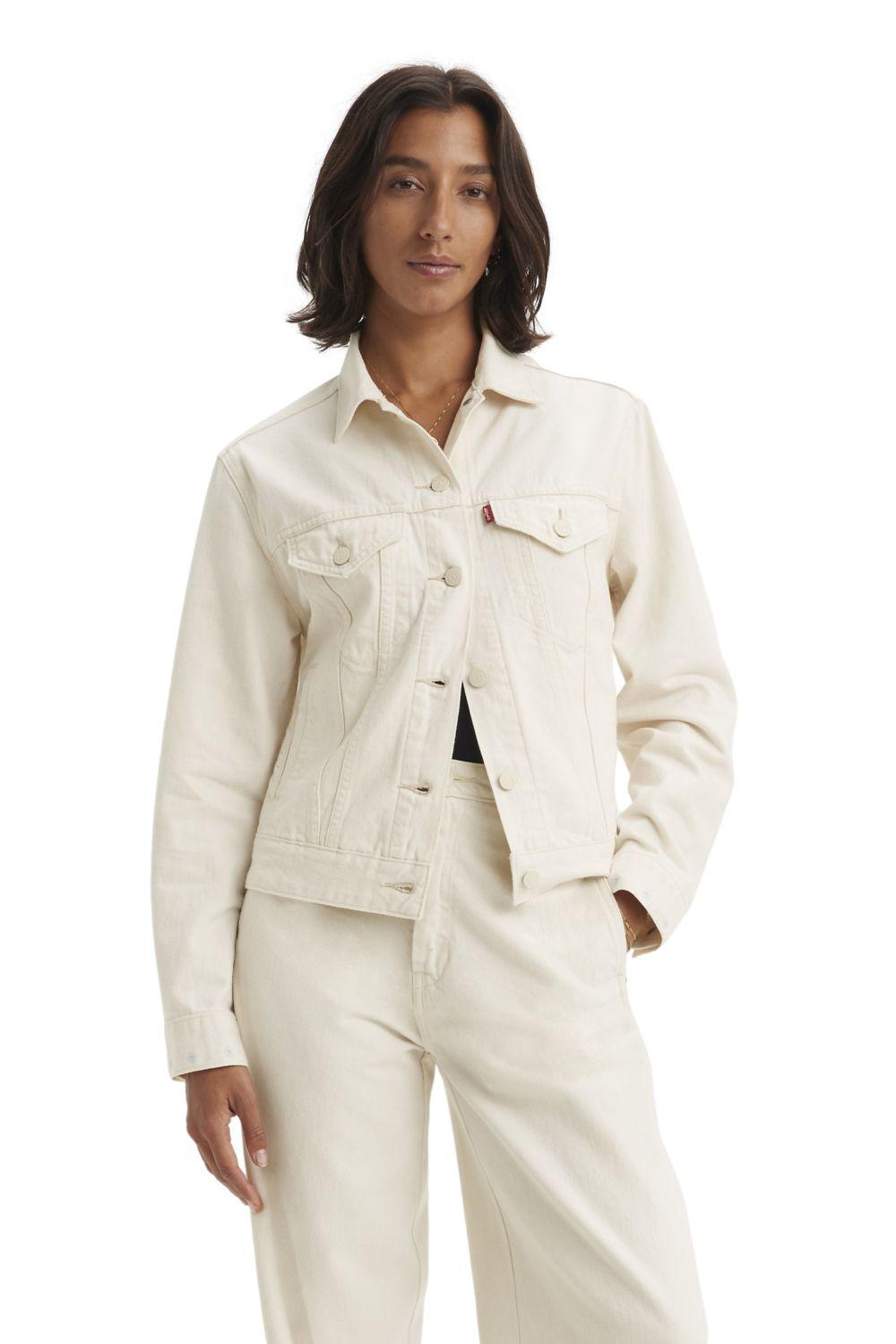 Chaqueta Mujer Relaxed Fit Trucker Blanco Levis A7548-0000-2