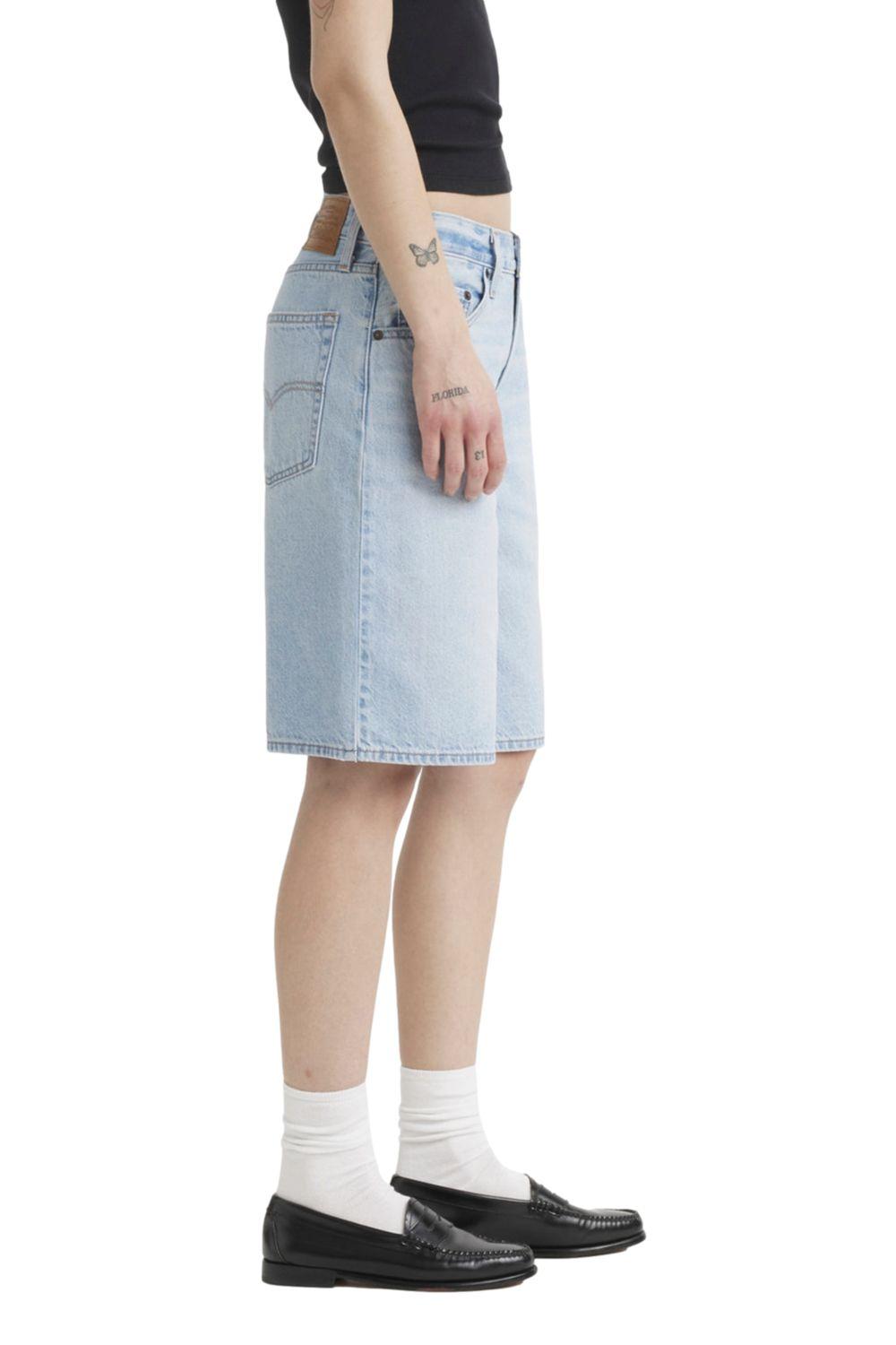 Shorts Mujer Baggy Dad Jort Celeste Levis 000MJ-0000-1