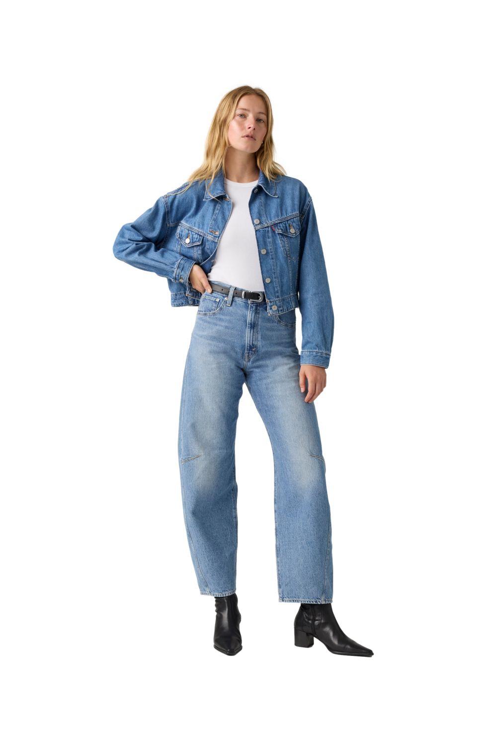 Jeans Mujer Cinch Barrel Celeste Levis 003V5-0002-3