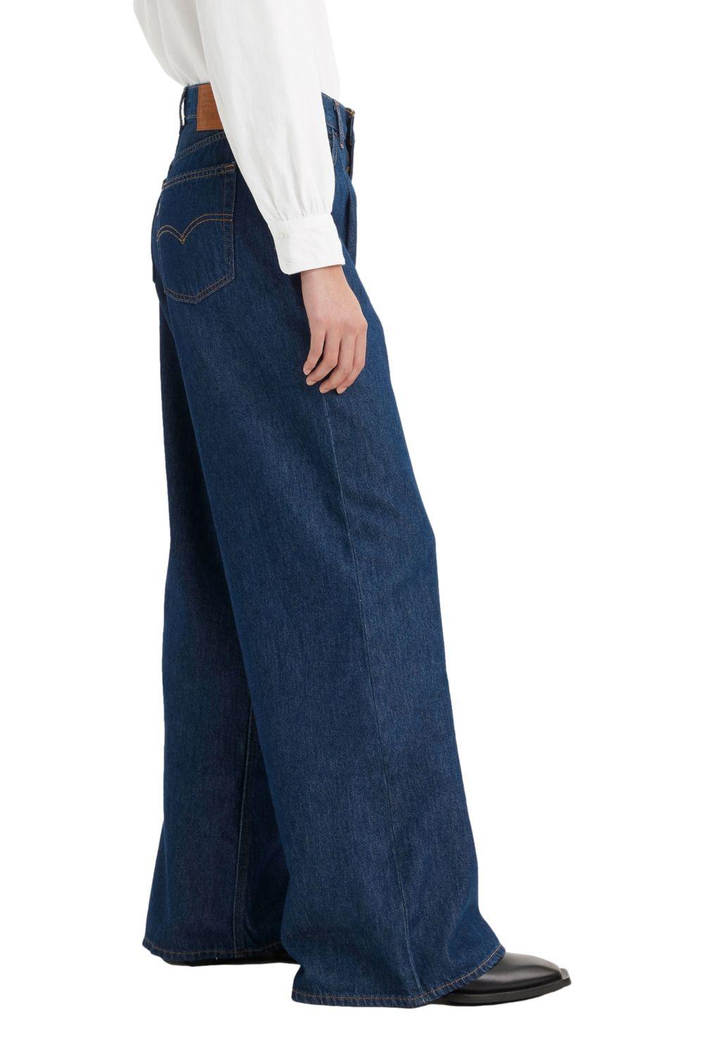 Jeans Mujer Baggy Dad Wide Leg Azul Levis A7455-0003-1