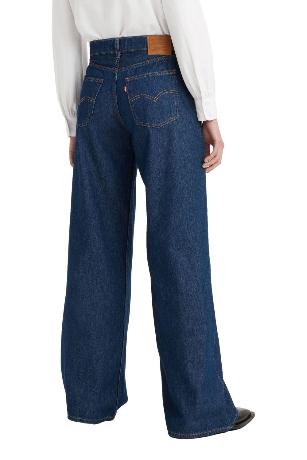 Jeans Mujer Baggy Dad Wide Leg Azul Levis A7455-0003-2