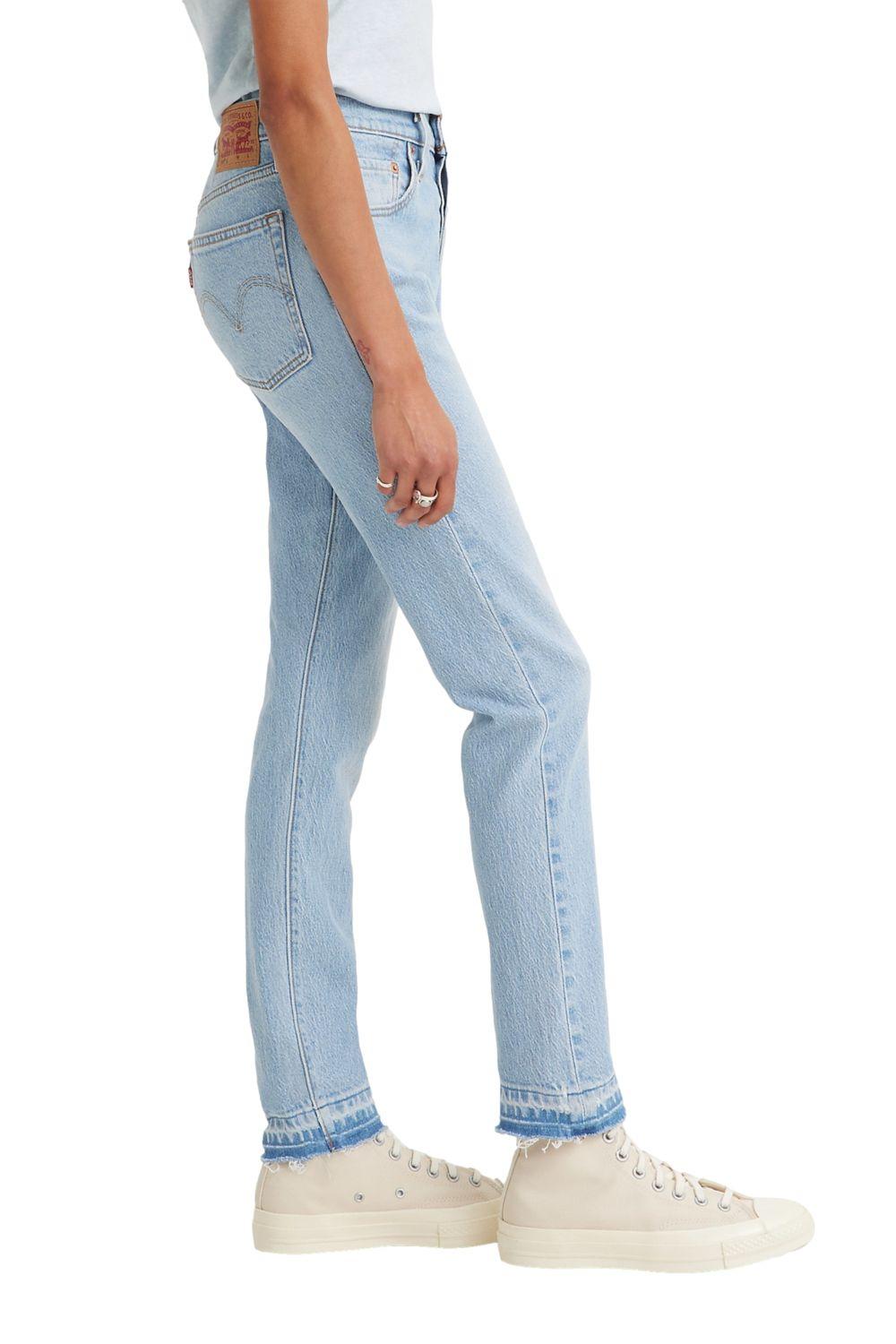 Jeans Mujer 501 Skinny Shine Up Celeste Levis 29502-0249-1