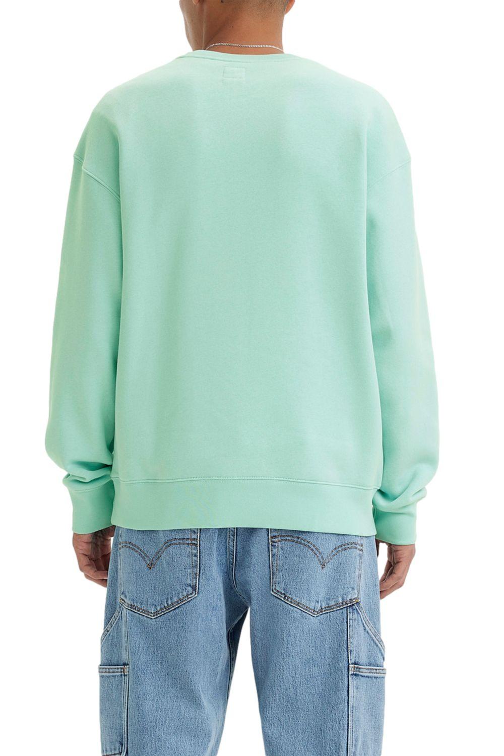 Polerón Hombre Cuello Redondo Turquesa Levis 38712-0098-3