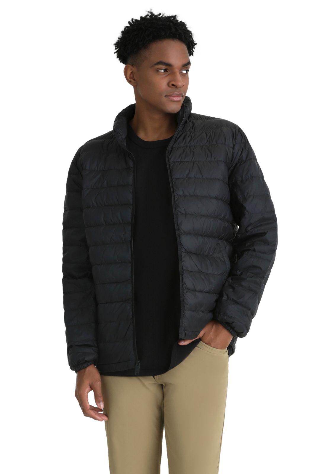 Parka Hombre Packable Regular Fit Negra-0