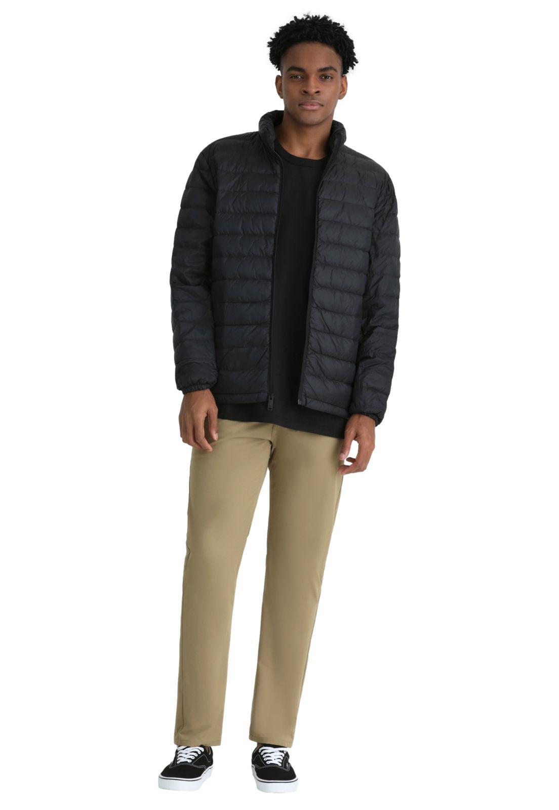 Parka Hombre Packable Regular Fit Negra-3
