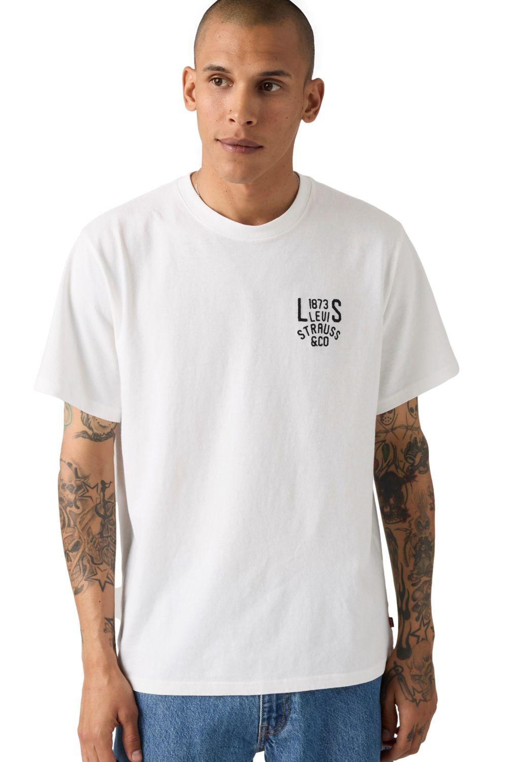 Polera Hombre Ss Relaxed Fit Tee Blanco Levis 16143-2088-2