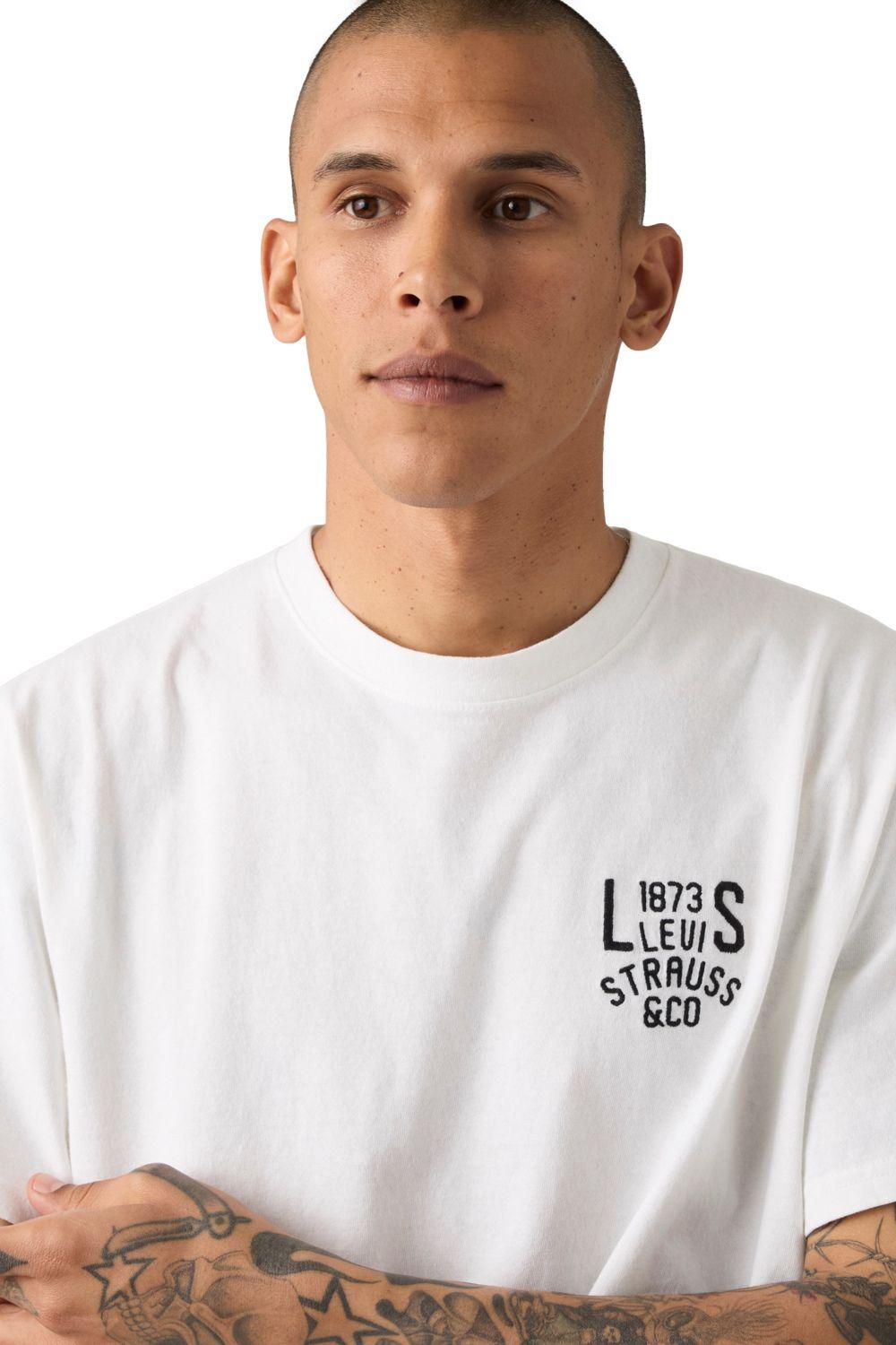 Polera Hombre Ss Relaxed Fit Tee Blanco Levis 16143-2088-3