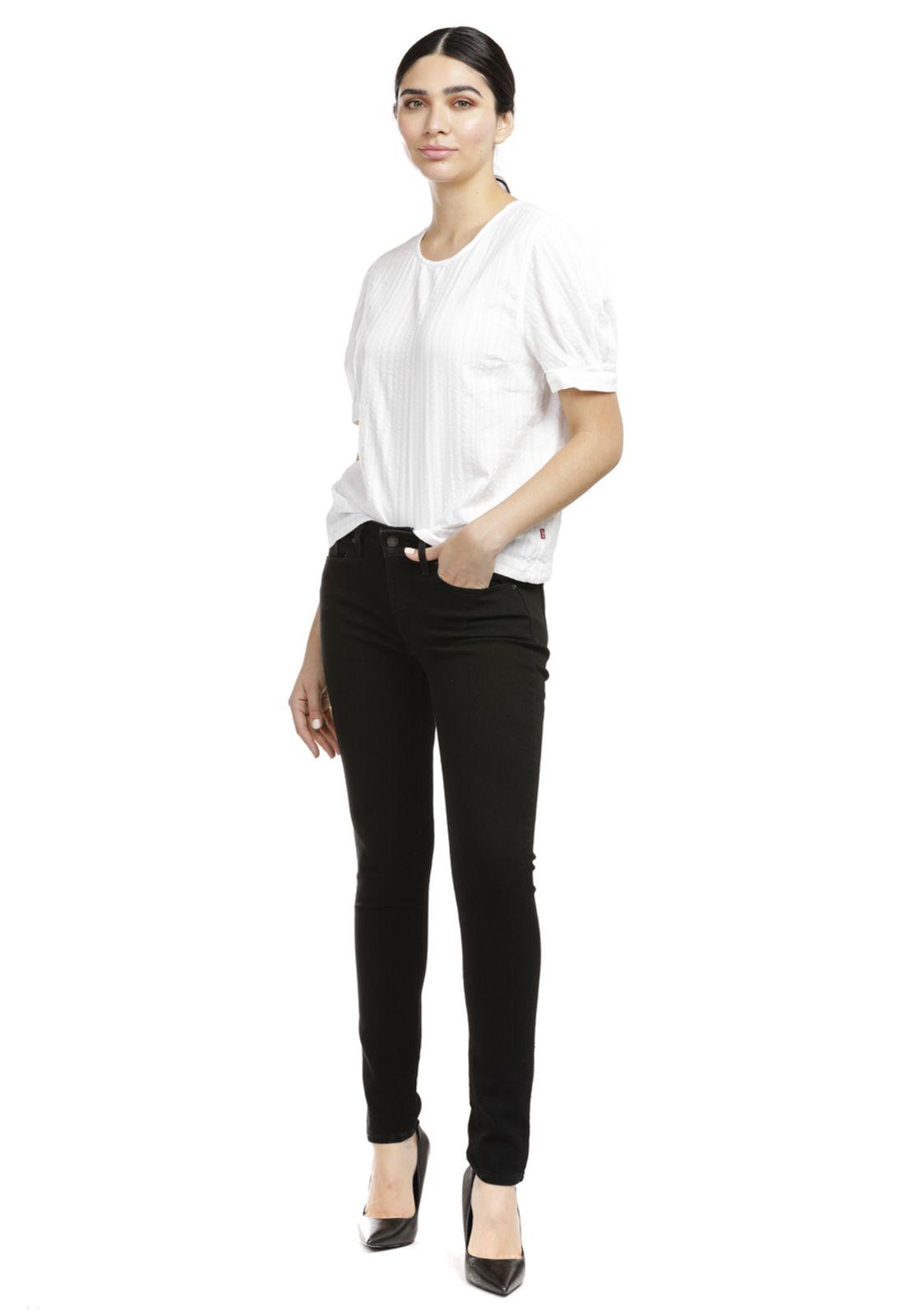Jeans Mujer 711 Skinny Negro Levis 18881-0503-3