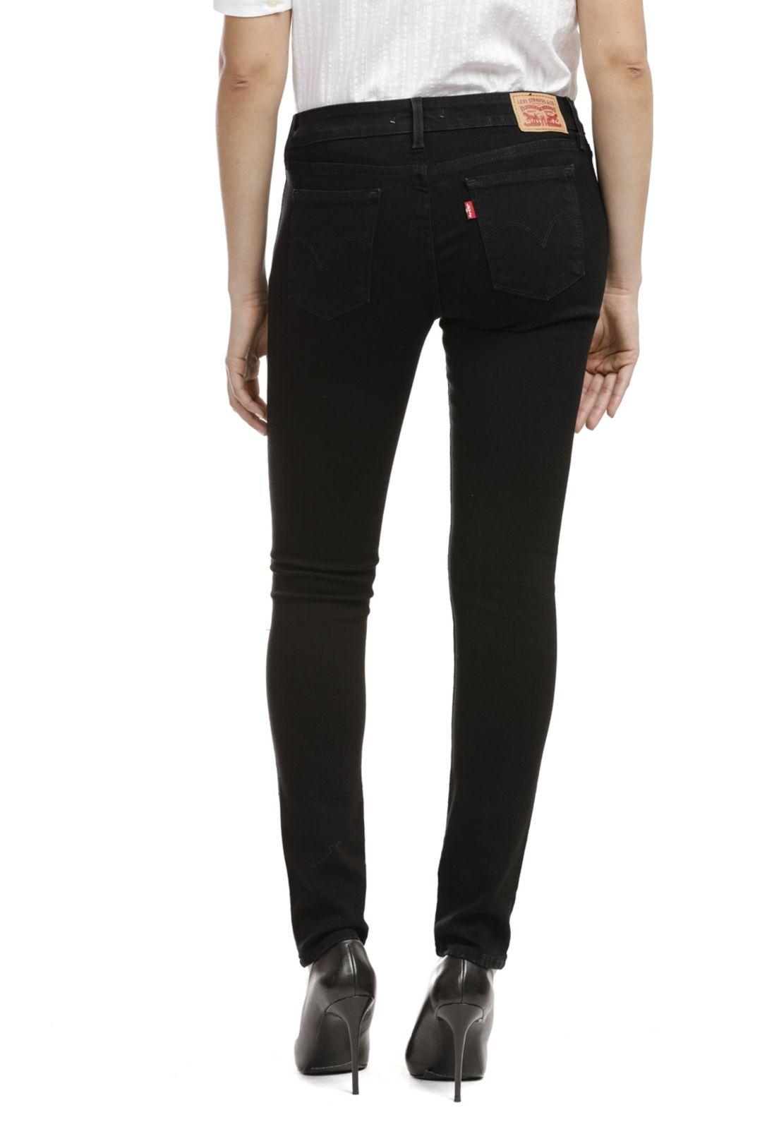 Jeans Mujer 711 Skinny Negro Levis 18881-0503-2