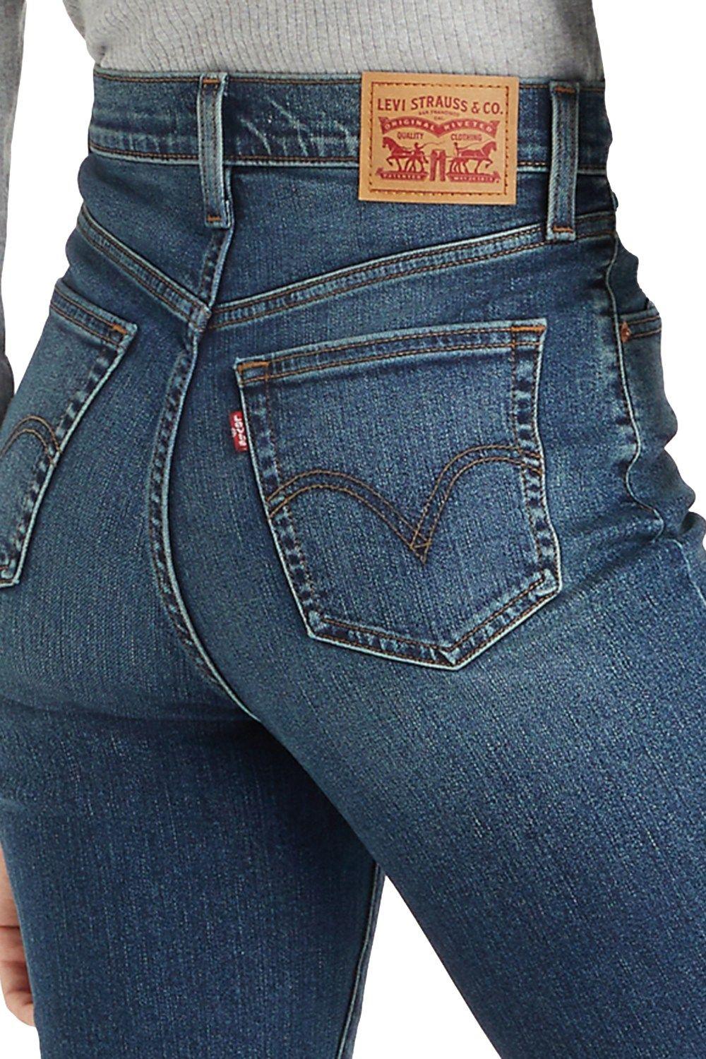 Jeans Mujer High Waisted Mom Azul Levis 26986-0049-3