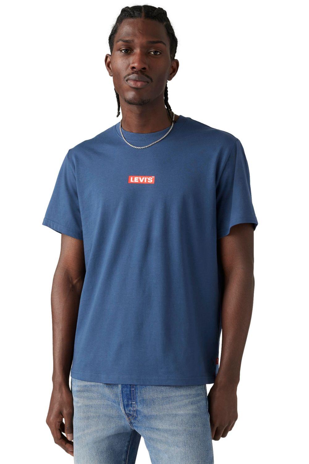 Polera Hombre Ss Relaxed Fit Tee Azul Levis 16143-1525-2
