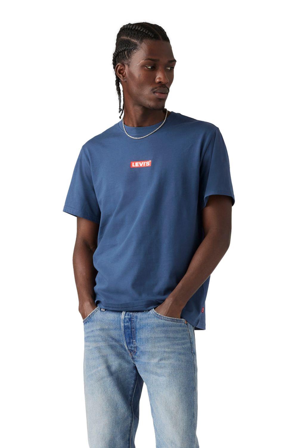 Polera Hombre Ss Relaxed Fit Tee Azul Levis 16143-1525-0