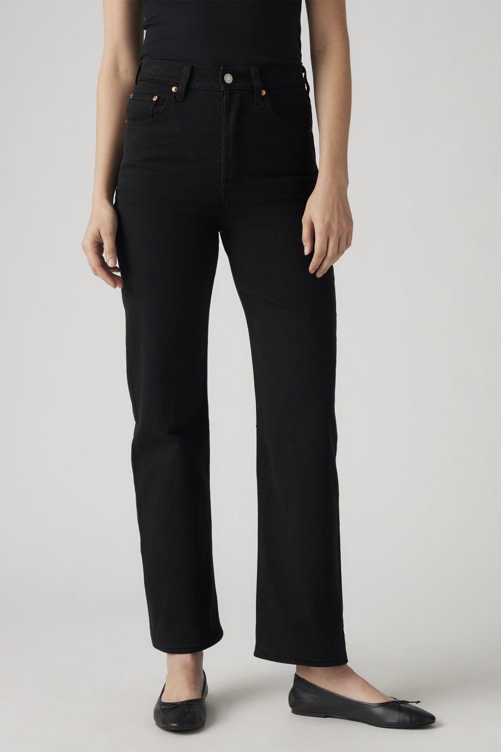 Jeans Mujer Ribcage Straight Ankle Negro Levis 72693-0012-0