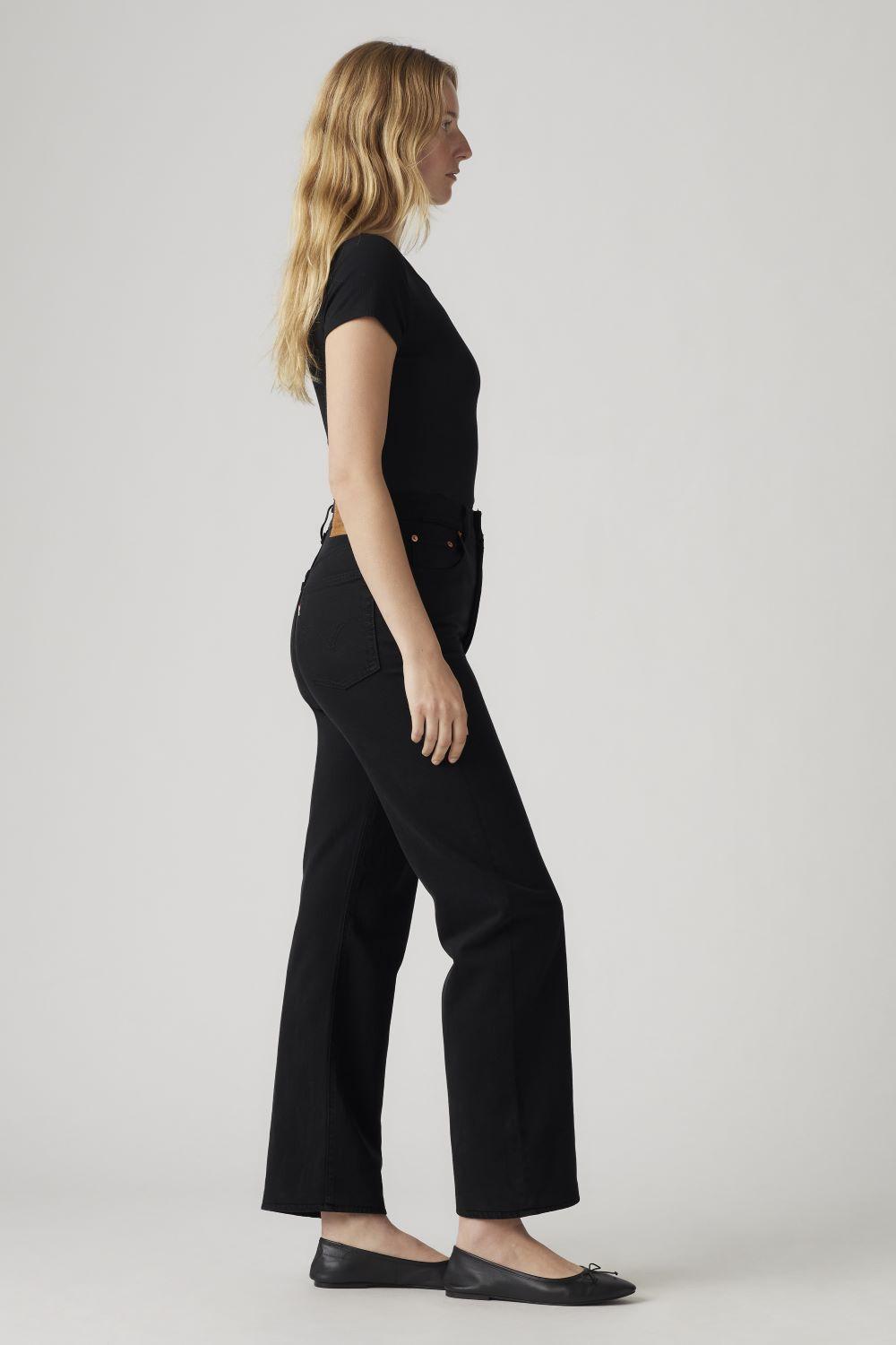 Jeans Mujer Ribcage Straight Ankle Negro Levis 72693-0012-2