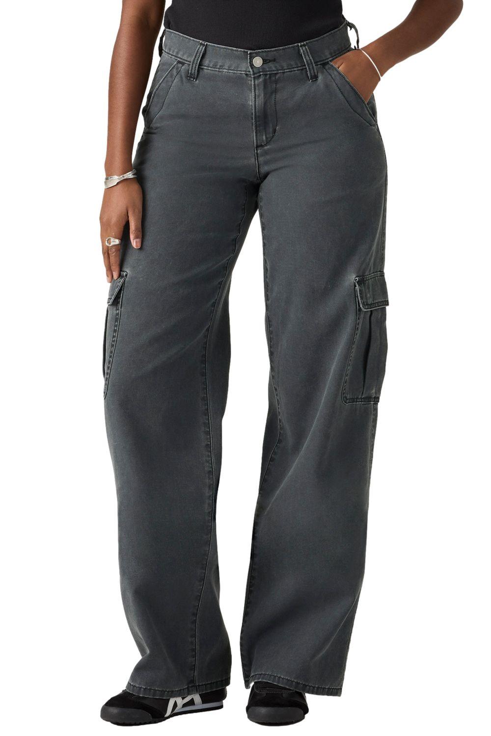 Jeans Mujer Superlow Loose Cargo Gris Levis 005FX-0002-0