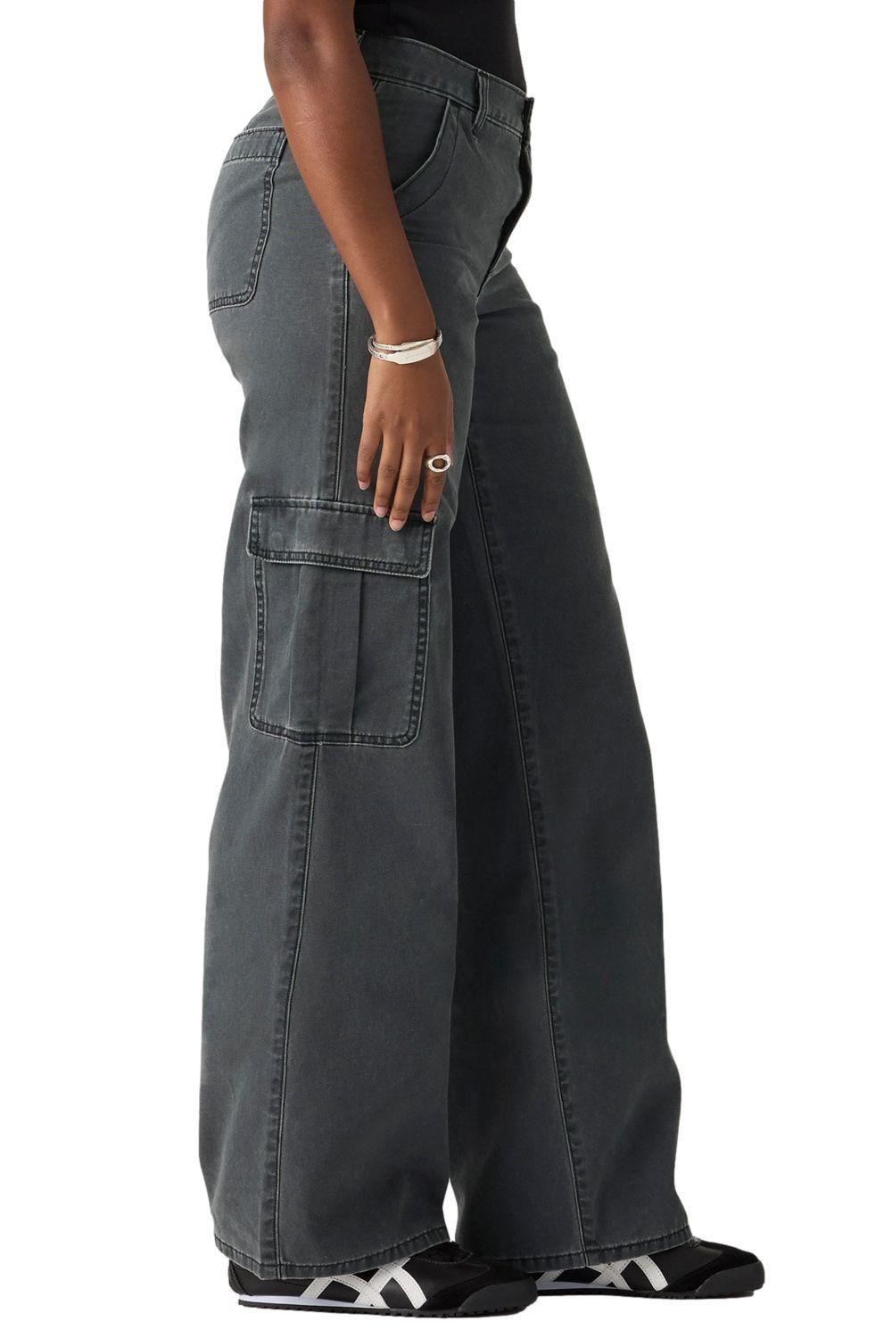 Jeans Mujer Superlow Loose Cargo Gris Levis 005FX-0002-1