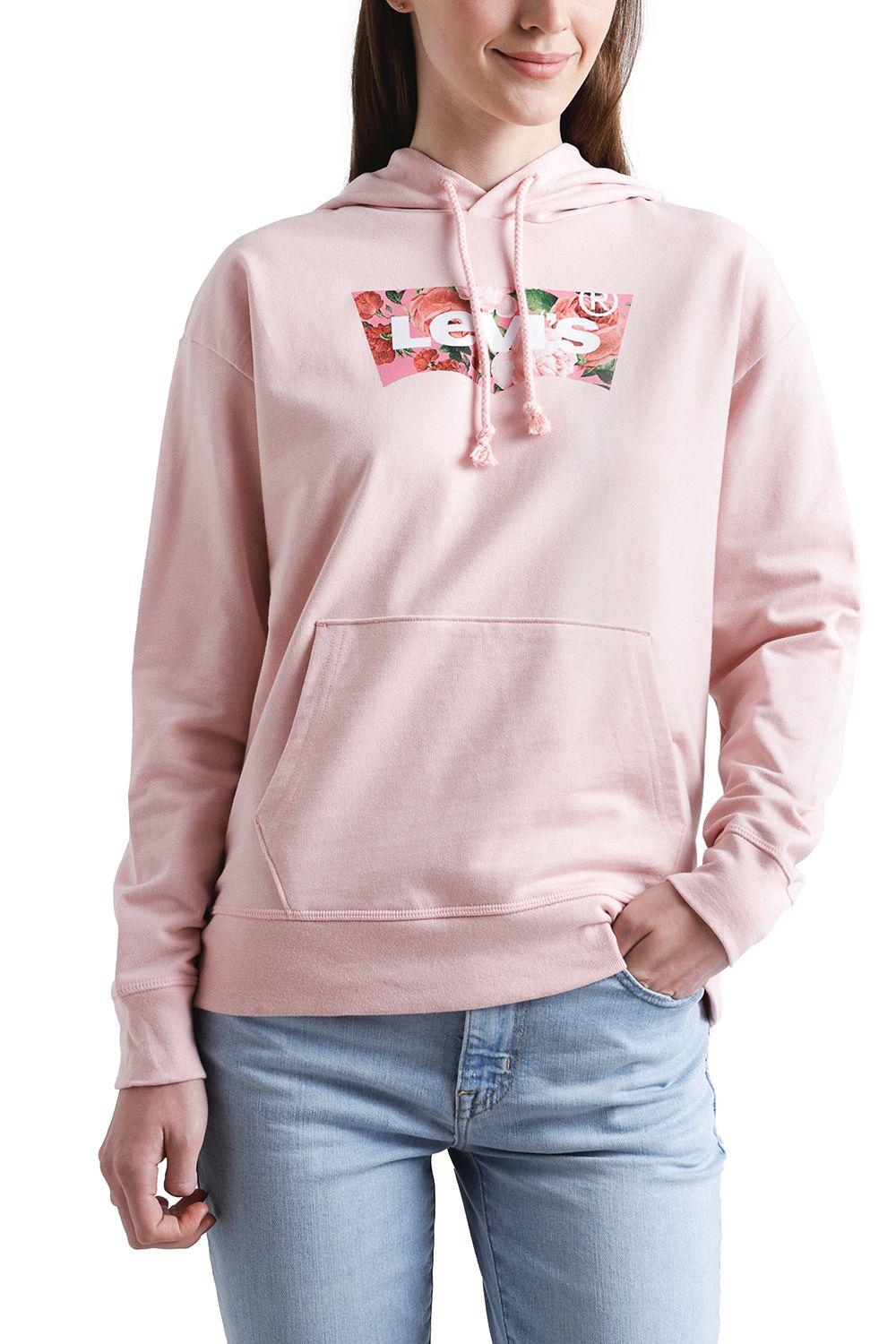 Polerón Mujer Hoodie Rosado Levis 18487-0235-0