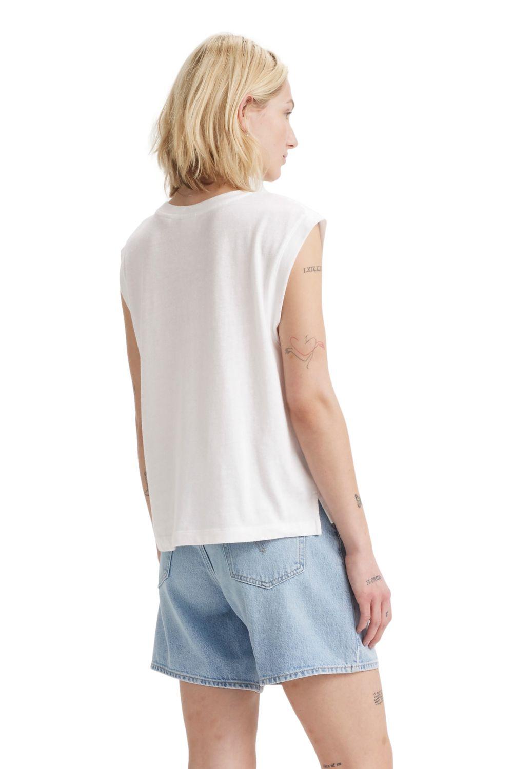Polera Mujer Relaxed Fit Blanco Levis A8794-0001-1