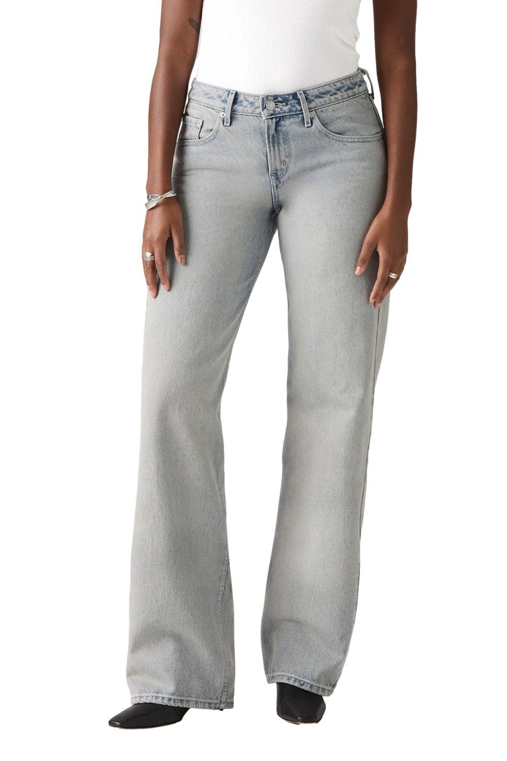 Jeans Mujer Low Loose Gris Levis A5566-0030-0