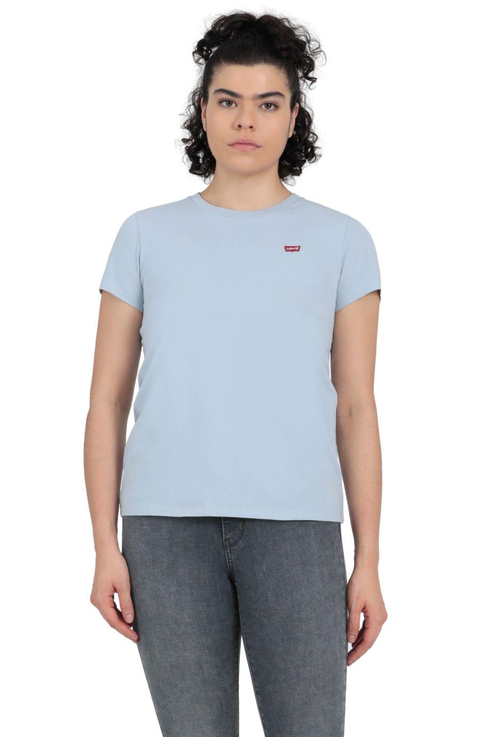 Polera Mujer Regular Fit Lisa Mini Azul Levis 39185-0210-0