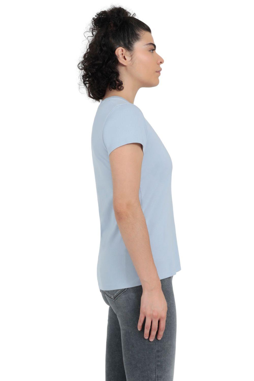 Polera Mujer Regular Fit Lisa Mini Azul Levis 39185-0210-1