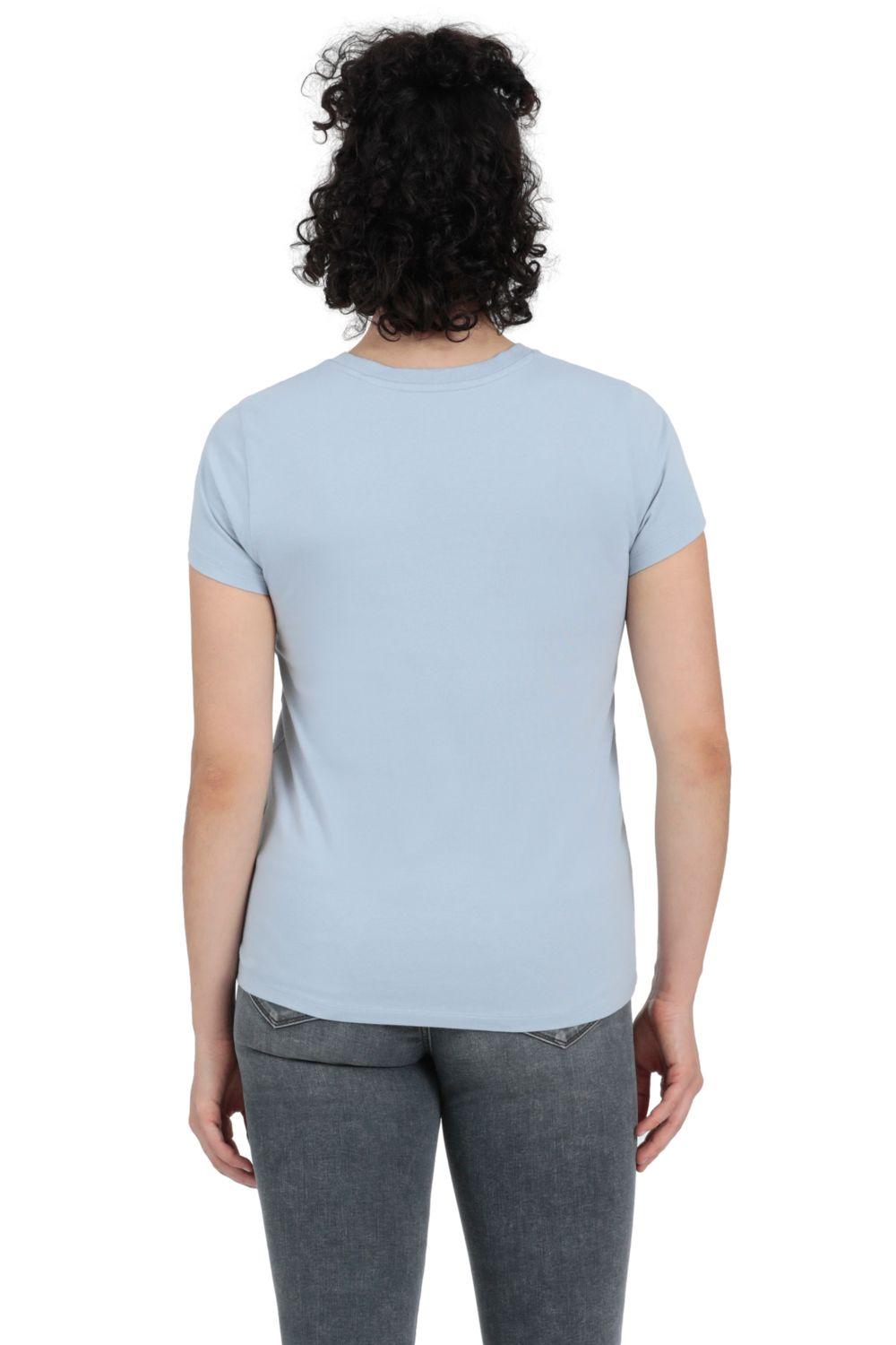 Polera Mujer Regular Fit Lisa Mini Azul Levis 39185-0210-2