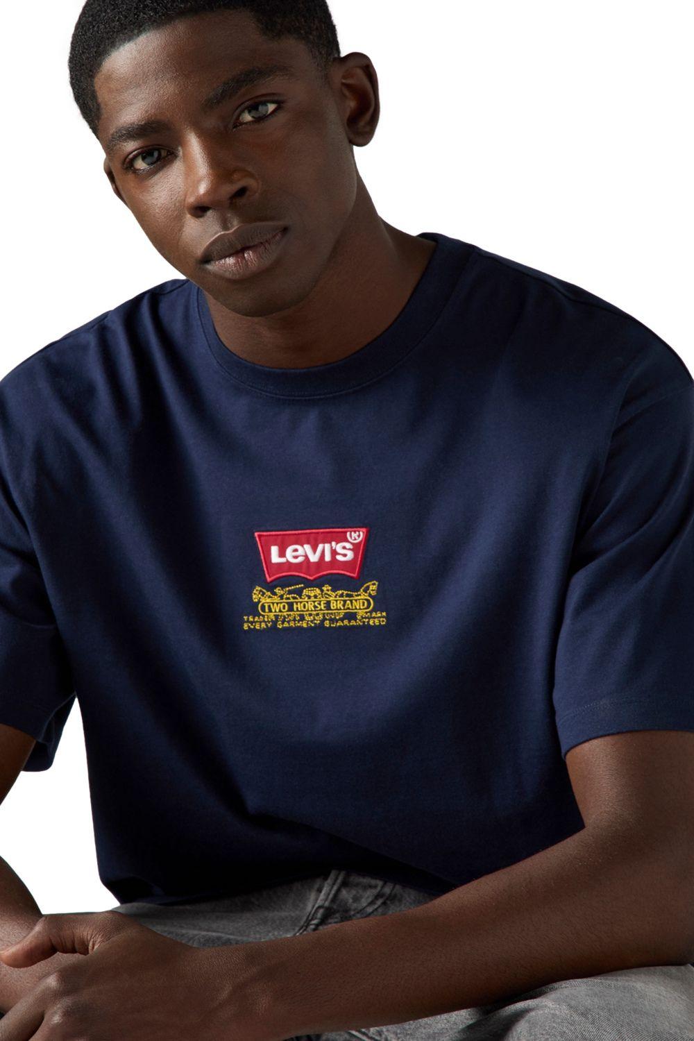 Polera Hombre Vintage Fit Graphic Tee Azul Levis 87373-0250-3