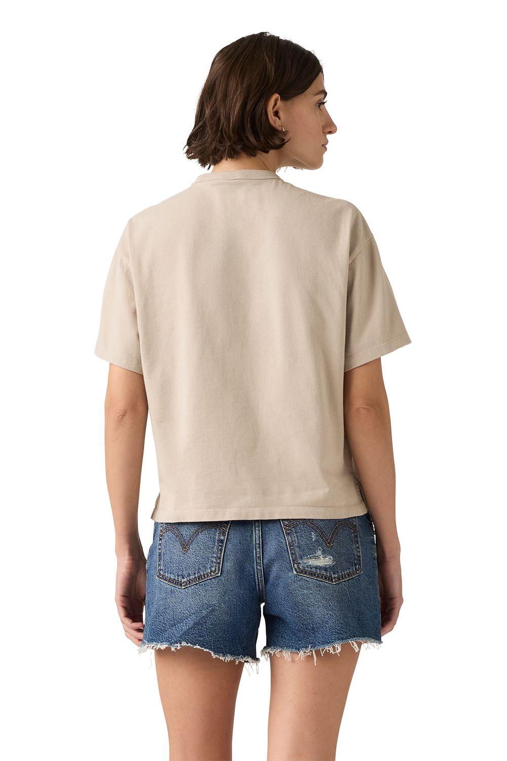 Polera Mujer Vintage Ss Tee Gris Levis 005IX-0008-1