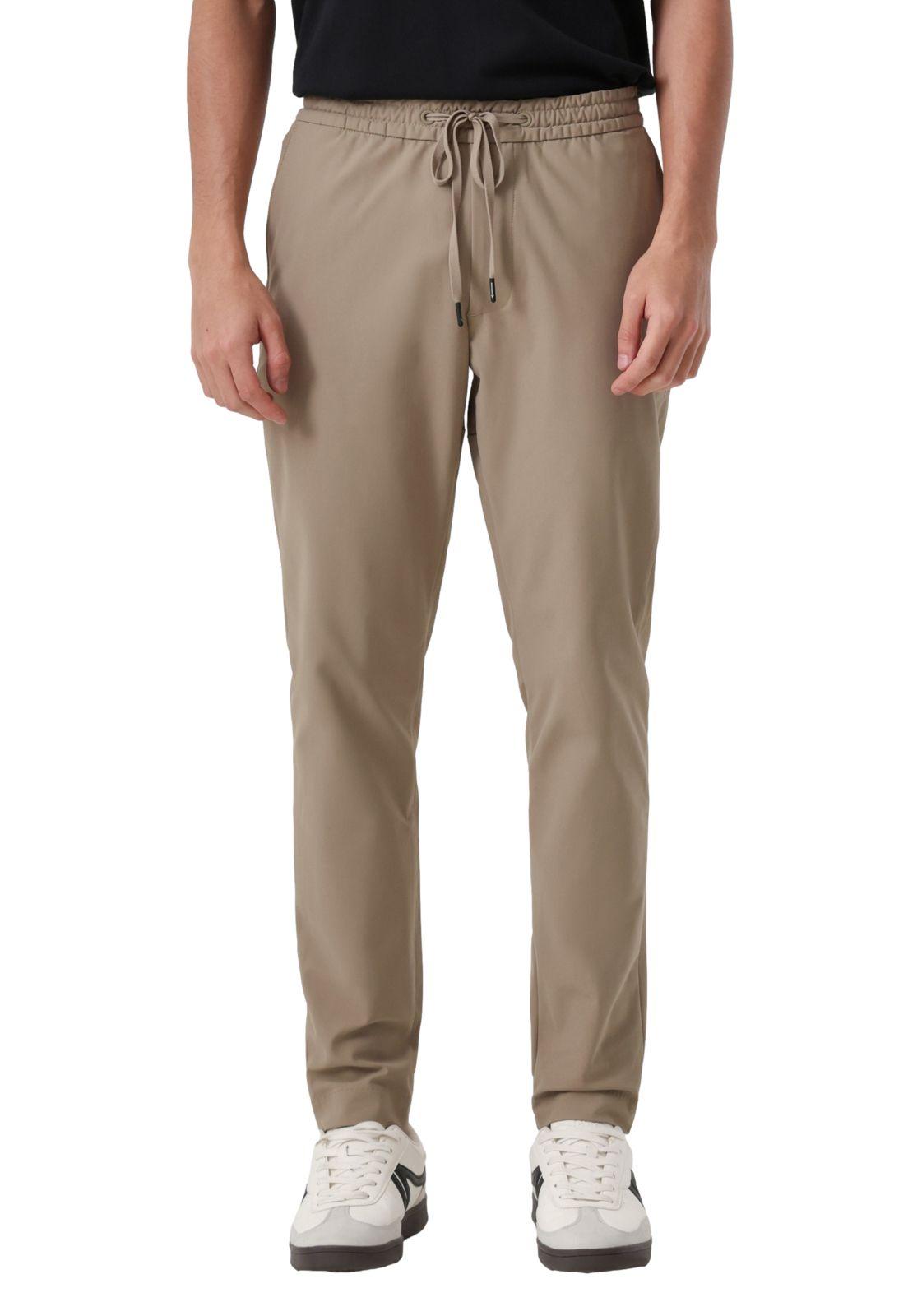 Pantalón Hombre Jogger Go Airweave Slim Fit Khaki 002XO-0011-0