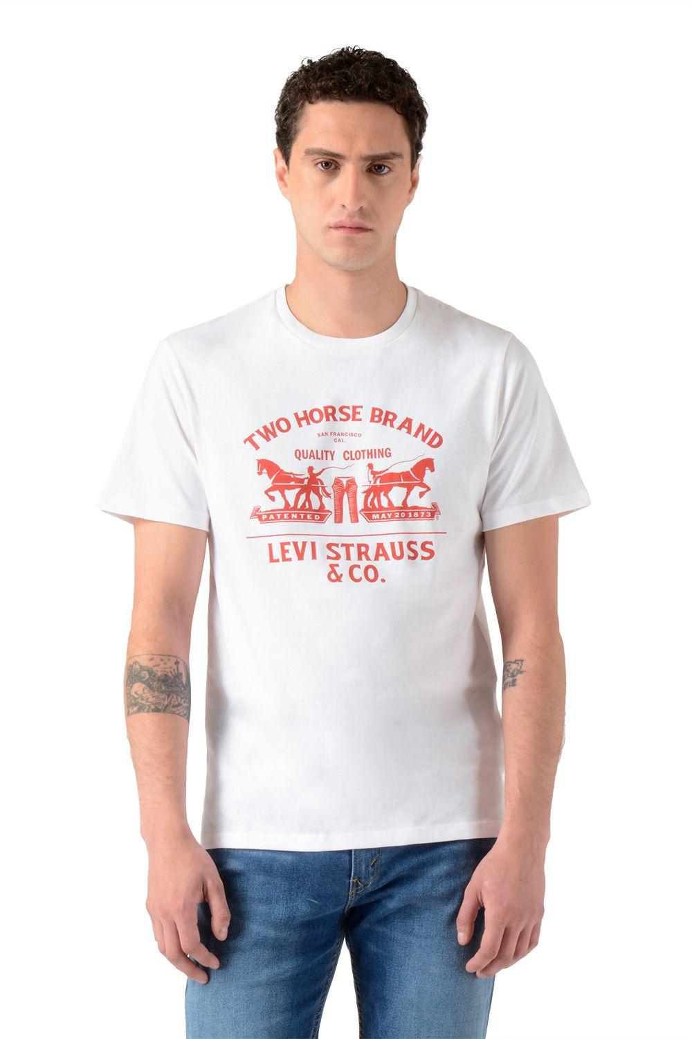 Polera Hombre Graphic Crewneck Tee Blanco Levis 22491-1913-0