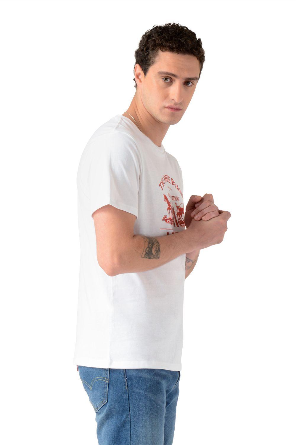 Polera Hombre Graphic Crewneck Tee Blanco Levis 22491-1913-1
