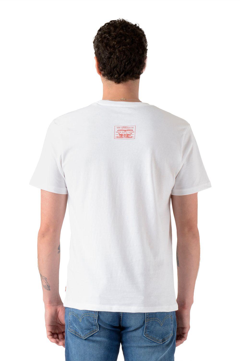 Polera Hombre Graphic Crewneck Tee Blanco Levis 22491-1913-2