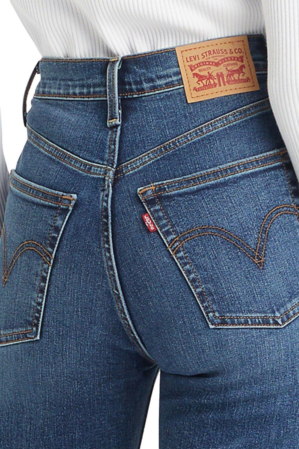 Jeans Mujer Ribcage Straight Ankle Azul Levis 72693-0206-3