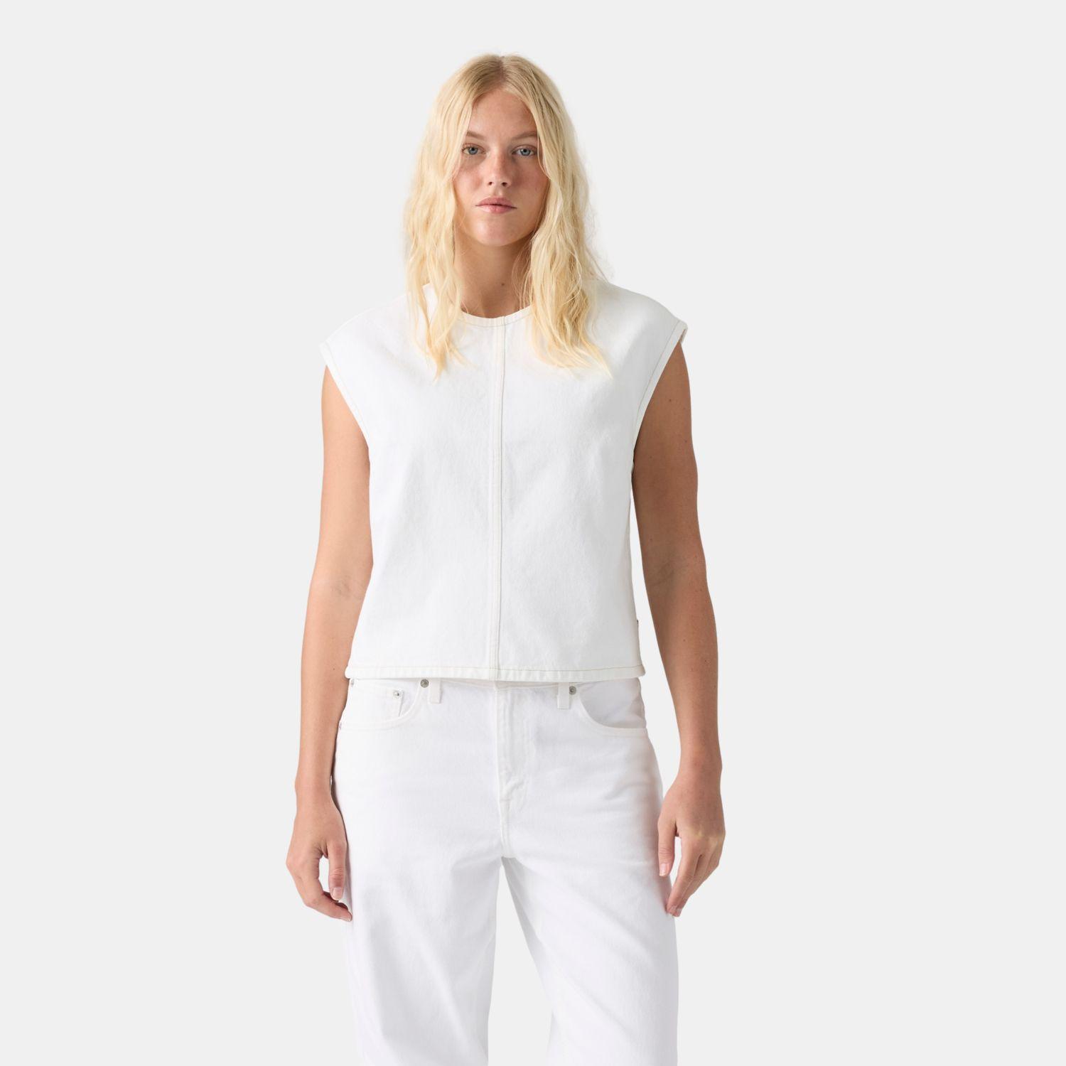 Blusa Mujer Denim Tee Blanco Levis 008AG-0002-0