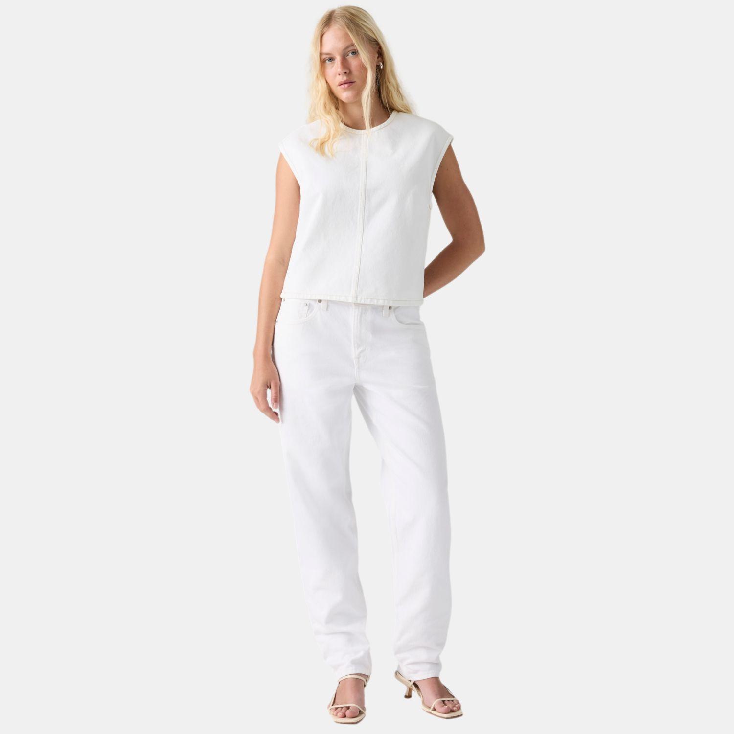 Blusa Mujer Denim Tee Blanco Levis 008AG-0002-3