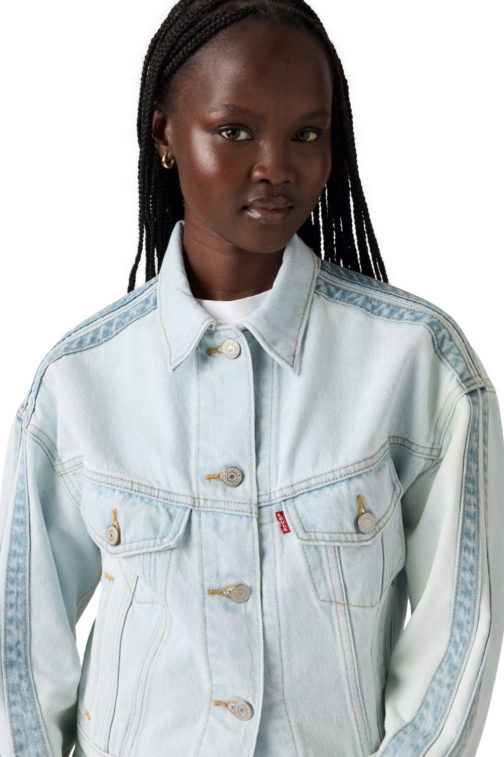 Chaqueta Mujer Shrunken 90s Celeste Levis 003S9-0000-3