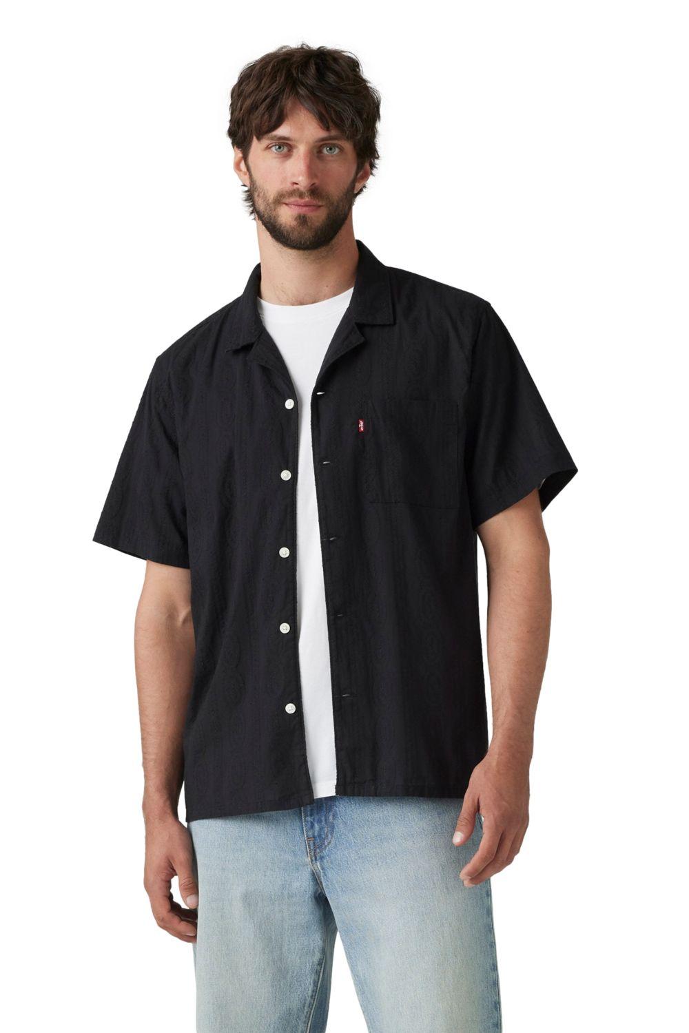 Camisa Hombre The Sunset Camp Shirt Negro Levis 72625-0115-0