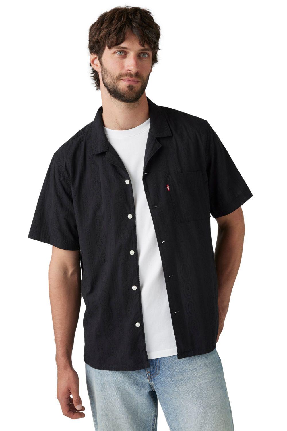 Camisa Hombre The Sunset Camp Shirt Negro Levis 72625-0115-2
