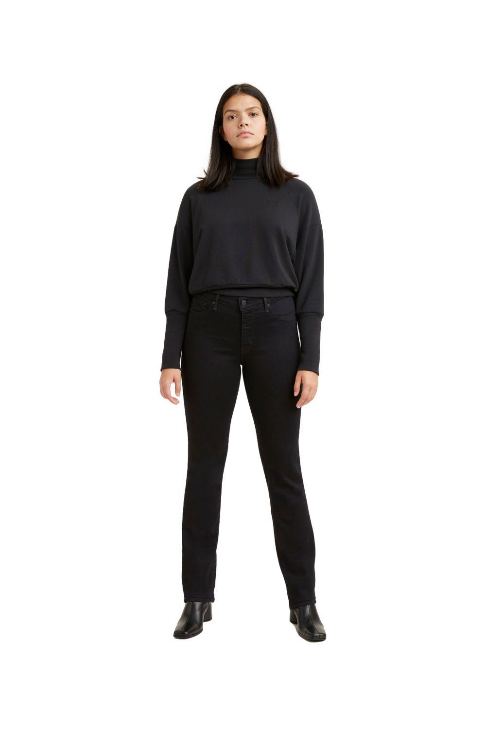 Jeans Mujer 314 Shaping Straight Negro Levis 19631-0000-3