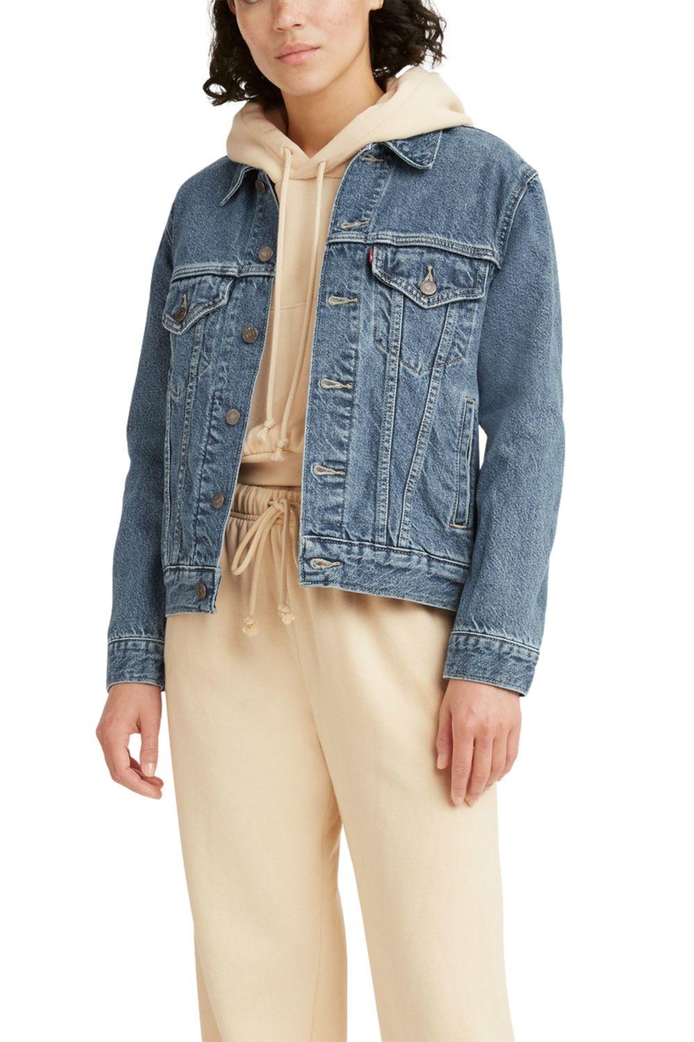 Chaqueta Mujer Lisa con Botones  Azul  Levis 29944-0177-0