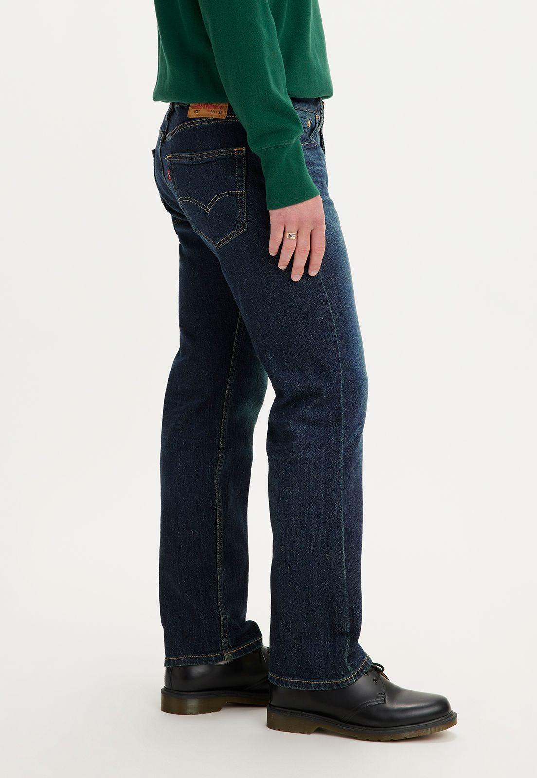 Jeans Hombre 505 Regular Azul Medio Levis 00505-1638-1