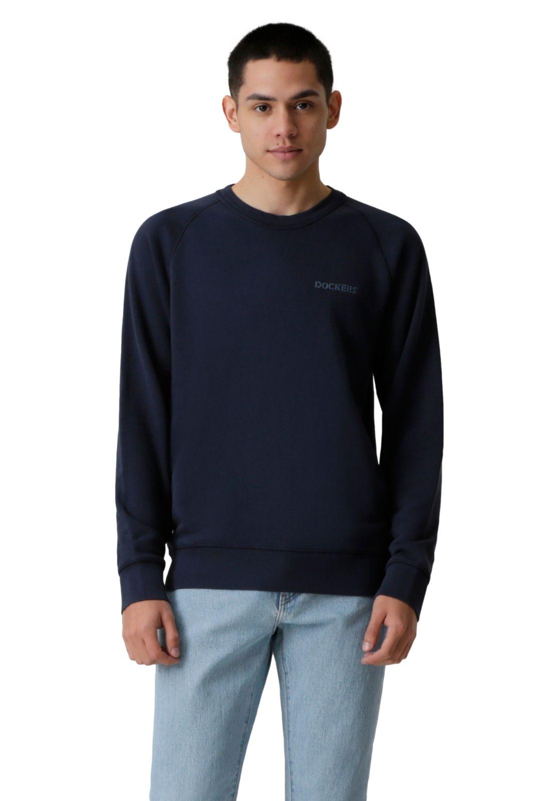 Polerón Hombre Crewneck Regular Fit Azul A1104-0077-0