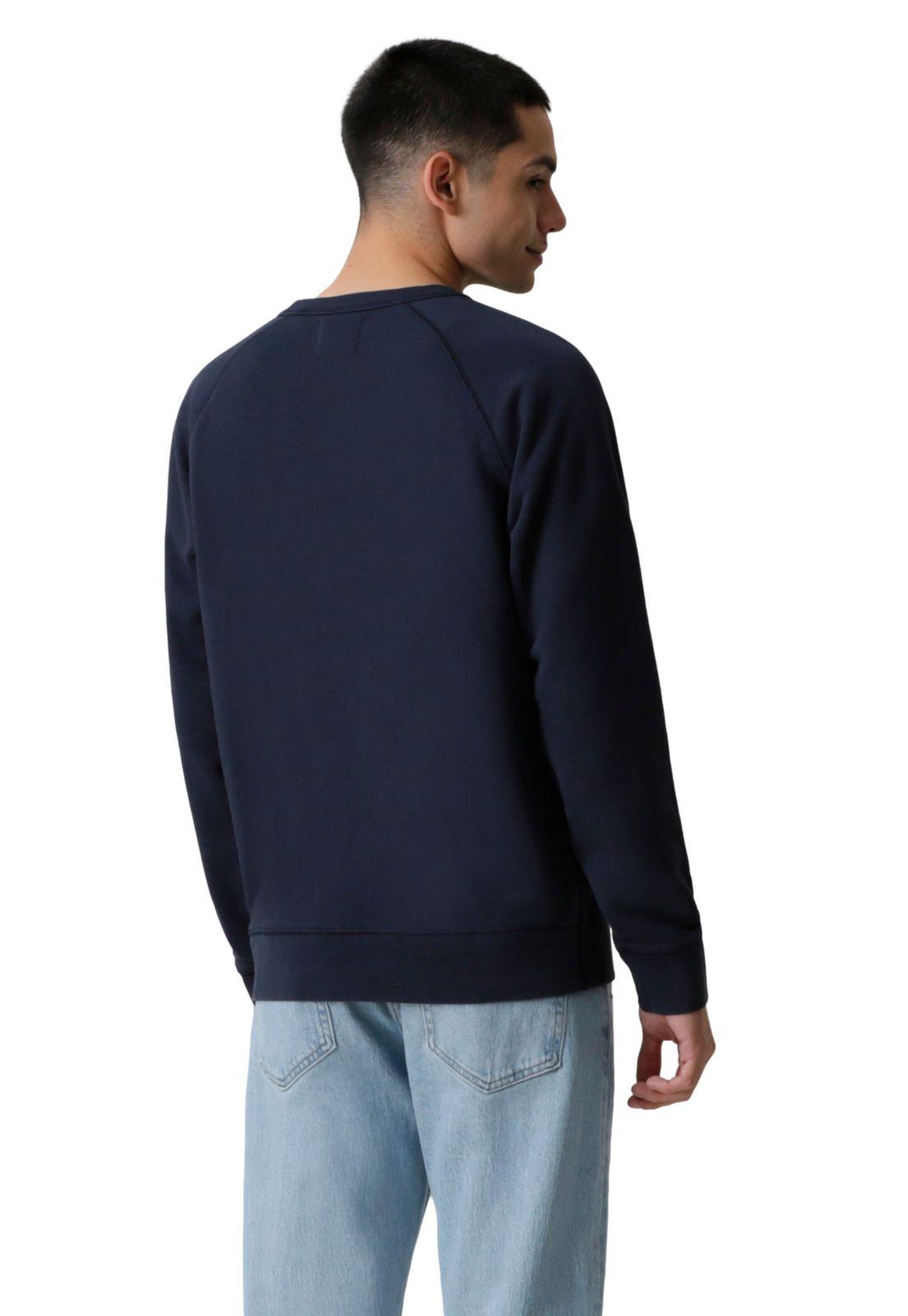Polerón Hombre Crewneck Regular Fit Azul A1104-0077-2