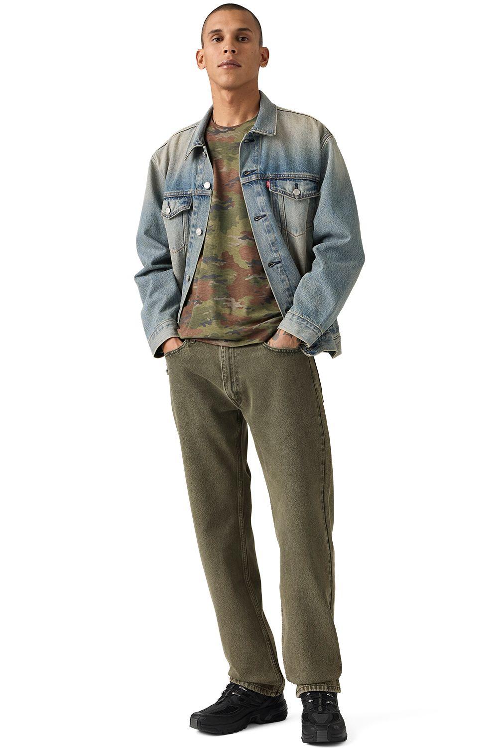 Jeans Hombre 555 Relaxed Straight Gris Levis A7223-0061-3