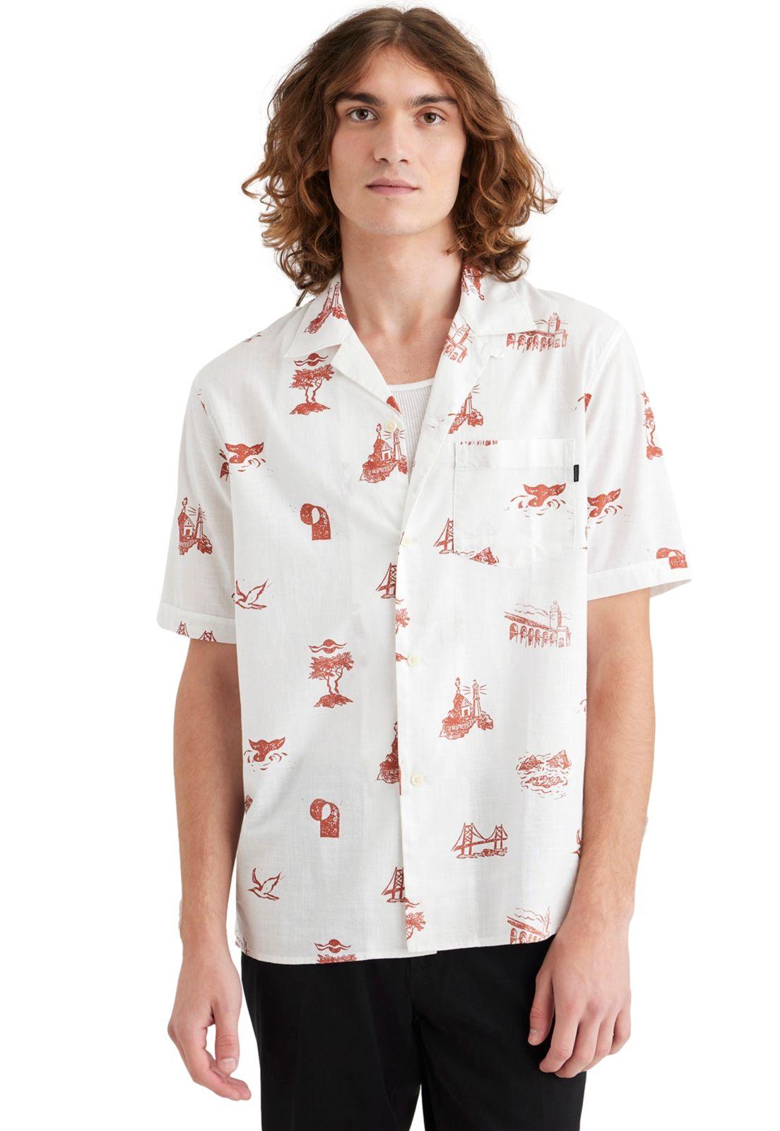 Camisa Hombre Camp Regular Fit Lucent White A1732-0043-0